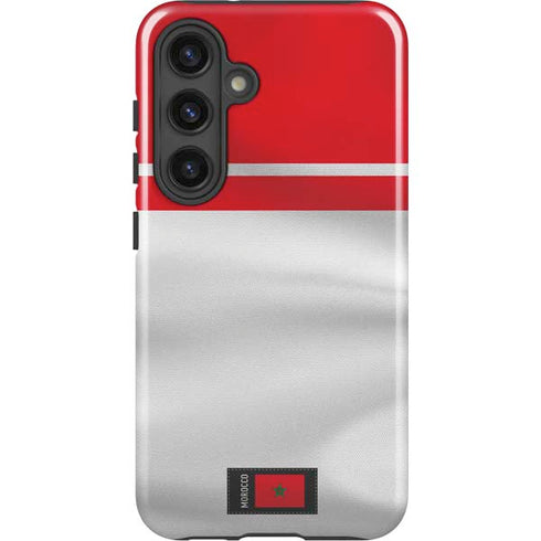 Morocco Soccer Flag Galaxy S25 Impact Case